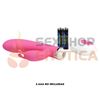 Gene vibrador con estimulador de clitoris y varias funciones